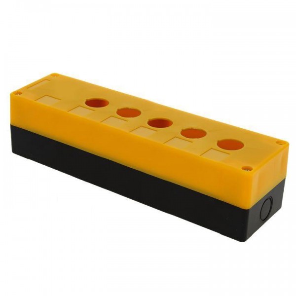  Корпус КП105 5 кнопок пластик. желт. EKF cpb-105-o 