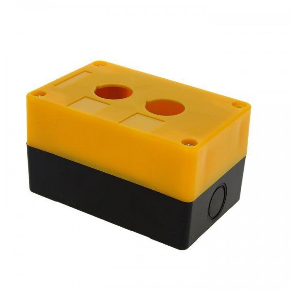  Корпус КП102 2 кнопки пластик. желт. EKF cpb-102-o 