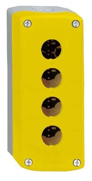  Корпус поста кноп. аварийной остановки на 4эл. желт. SchE XALK04 