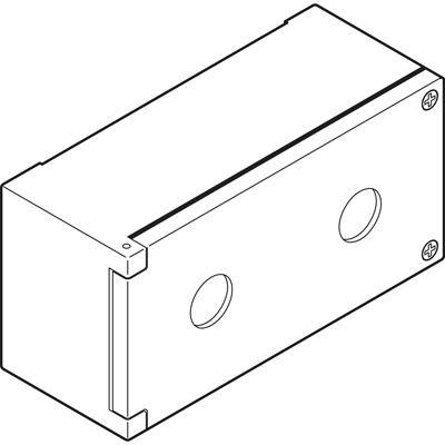  Корпус кнопочного поста KEM2-0 на 2 эл. ABB SK616702-AA 