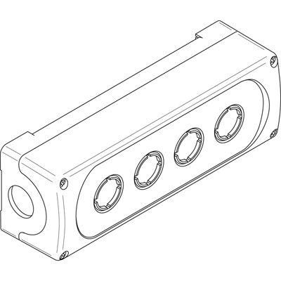  Корпус кнопочного поста MEP4-0 на 4 эл. ABB 1SFA611814R1000 