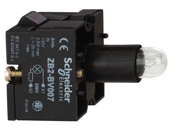  Корпус сигнал. лампы 230В SchE ZB2BV007 