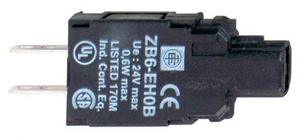  Держатель лампы 230В желт. фастон SchE ZB6EM0B 