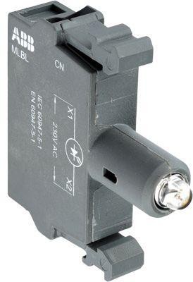  Патрон MLBL-06G со встр. светодиод. зел. 220В DC ABB 1SFA611621R1062 