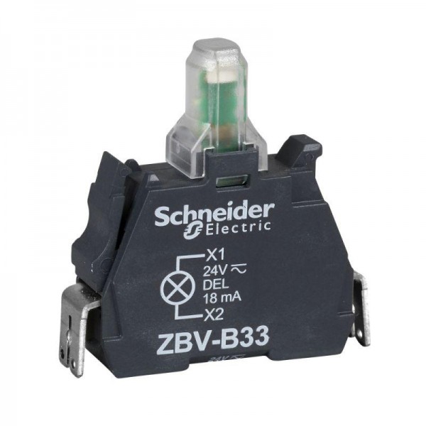  Блок светодиодный 240В винт. крепл. зел. SchE ZBVM34 