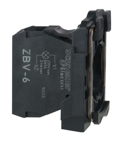  Блок сигнальный до 250В с клем. заж. для BA9S SchE ZBV6 