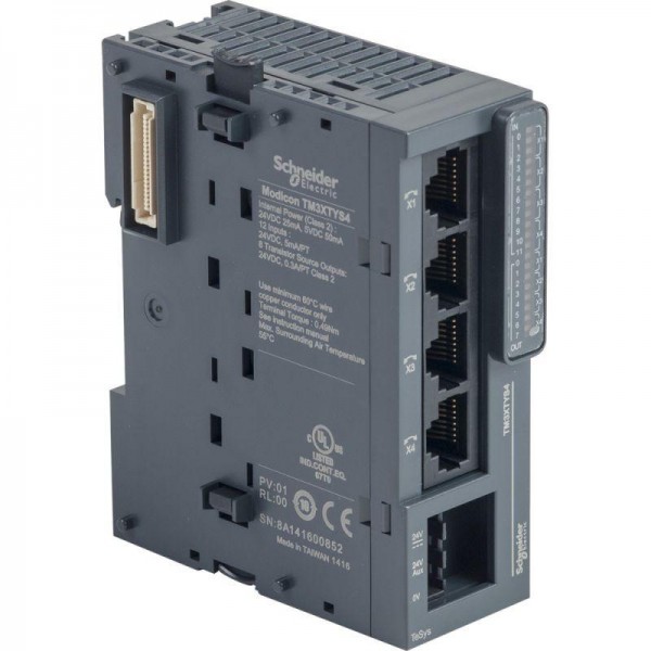  Модуль расширения экспертн. ТМ3-TESYS интерфейс 4хRJ45 Advantys OTB SchE TM3XTYS4 