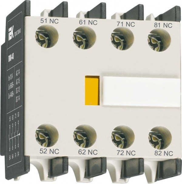  Приставка конт. ПКИ-40 IEK KPK10-40 