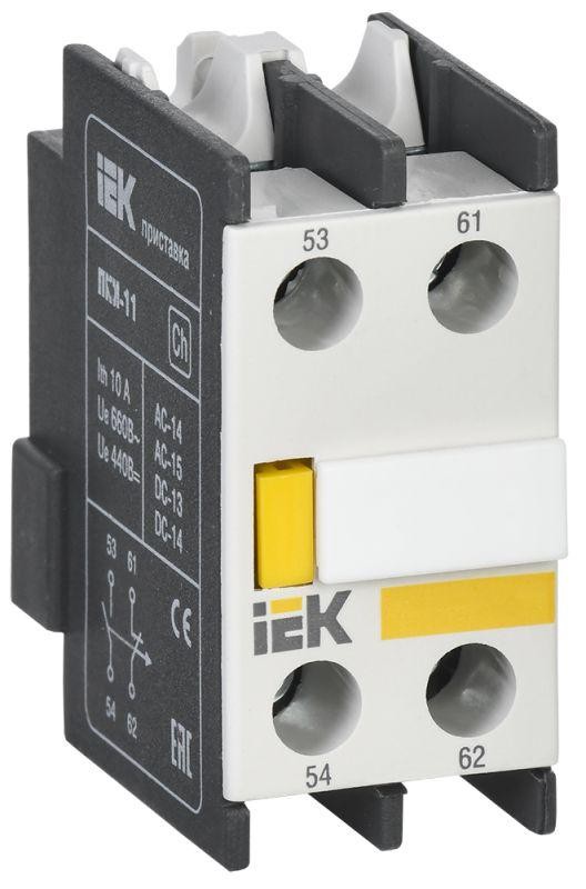  Приставка конт. ПКИ-20 IEK KPK10-20 
