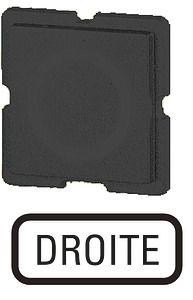  Шильдик "DROITE" 335TQ25 черн. EATON 092594 