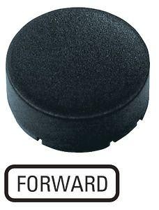  Шильдик кнопочный выступающий "FORWARD" M22-XDH-S-GB15 черн. EATON 218250 