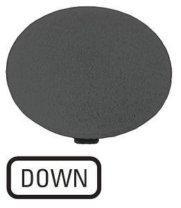  Шильдик кнопочный грибовидный "ВНИЗ" M22-XDP-S-GB4 черн. EATON 218287 