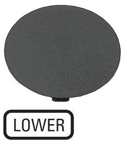  Шильдик кнопочный грибовидный "НИЖНИЙ" M22-XDP-S-GB18 черн. EATON 218294 