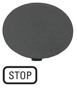  Шильдик кнопочный грибовидный "СТОП" M22-XDP-S-GB0 черн. EATON 218282 