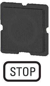  Шильдик СТОП 112TQ25 черн. EATON 063748 