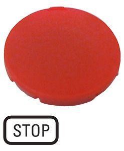  Шильдик кнопочный плоский "СТОП" M22-XD-R-GB0 EATON 218194 