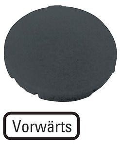  Шильдик кнопочный плоский "FORWARD" M22-XD-S-D15 черн. EATON 218190 