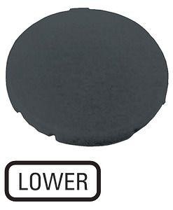  Шильдик кнопочный плоский "НИЖНИЙ"M22-XD-S-GB18 черн. EATON 218209 