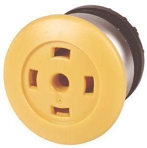  Головка кнопки грибовидная M22-DRP-Y-X-GVP с фикс. пустая желт. EATON 216769 