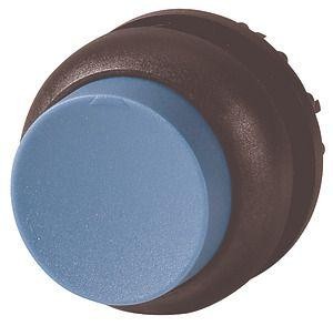  Головка кнопки M22S-DRH-B выступающая с фикс. черн. лицевое кольцо син. EATON 216674 