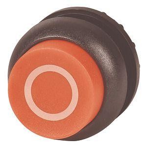  Головка кнопки M22S-DRH-R-X0 выступающая с фикс. красн.; черн. лицевое кольцо EATON 216676 