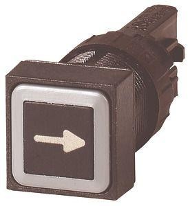  Кнопка без фиксации Q18D-33 черн. EATON 080166 