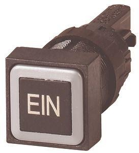  Кнопка без фиксации Q18D-121 черн. EATON 080167 