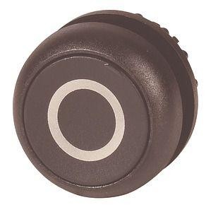  Головка кнопки с фикс. черн.; черн. лицевое кольцо M22S-DR-S-X0 EATON 216633 