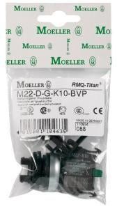  Кнопка M22-D-G-K10-BVP 1НО без фикс. зел. EATON 110934 