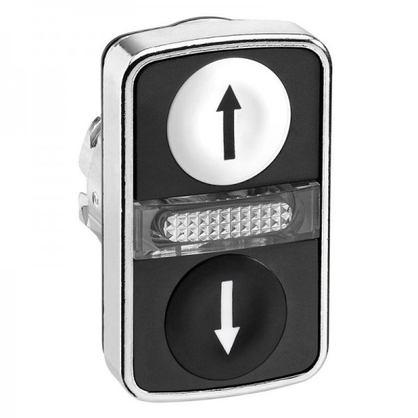  Головка для кнопки двойн. с маркир. + Led SchE ZB4BW7A1724 