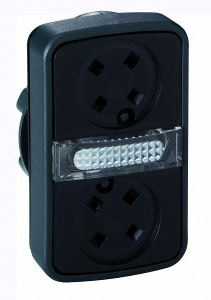  Головка для кнопки двойн. без вставок + Led SchE ZB4BW7A9 