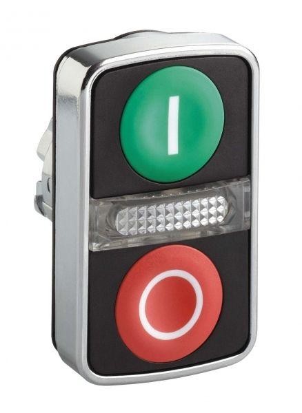  Головка для кнопки двойн. с маркир. + Led SchE ZB4BW7A3741 