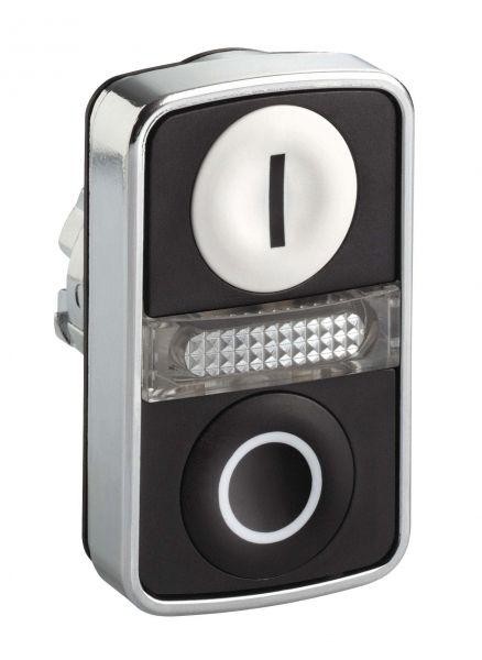  Головка для кнопки двойн. с маркир. + Led SchE ZB4BW7A1721 