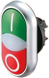  Кнопка сдвоеная M22-DDL-GR-X1/X0 EATON 216700 