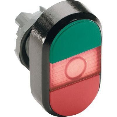  Кнопка двойная MPD4-11R START/STOP красн. линза с текстом ABB 1SFA611133R1101 