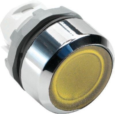  Кнопка MP1-21Y без фикс. с инд. желт. ABB 1SFA611100R2103 