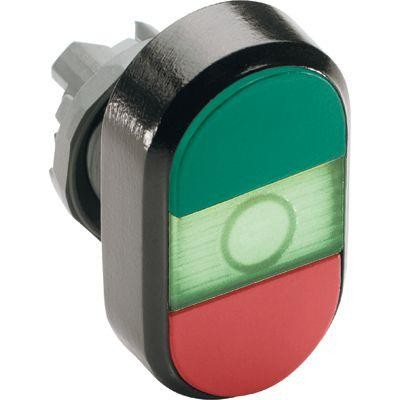  Кнопка двойная MPD4-11G START/STOP зел. линза с текстом ABB 1SFA611133R1102 