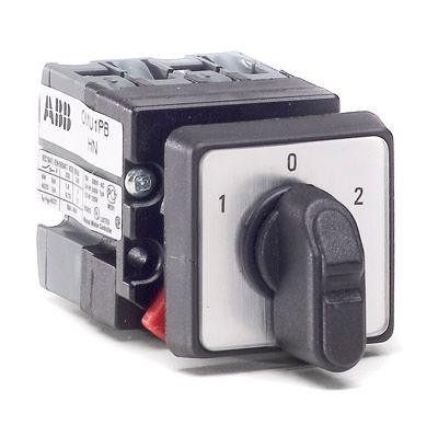  Переключатель 4-х поз.OMAU31PB для амперметра миниатюрный 3ур. 10А ABB 9CNB022533R5410 