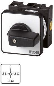  Переключатель вольтметров 3п пол.0-L1/L2 L2/L3 L3/L1 90град. перед. креп. T0-2-15176/E EATON 011308 