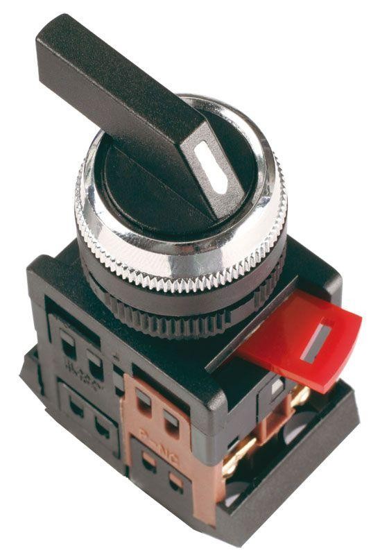  Переключатель ALCLR-22 на 3 полож. черн. I-O-II 1з+1p ИЭК BSW10-ALCLR-3-K02 