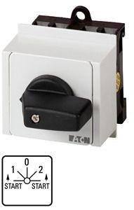  Переключатель управления 4п Ie=12А пол.START> 1-0-2 < START 45град. 45х45мм модульное исполнение T0-2-8177/IVS EATON 022249 