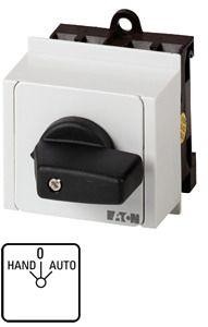  Выключатель 2п Ie=12А пол.HAND- 0 -AUTO 45град. 45х45мм модульное исполнение T0-2-15432/IVS EATON 041229 