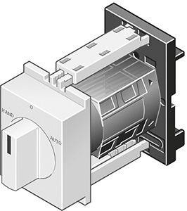  Переключатель кулачковый 2п Iu=10А Поз. HAND-0-AUTO 45град. модульное исполнение TM-2-15432/IVS EATON 225343 