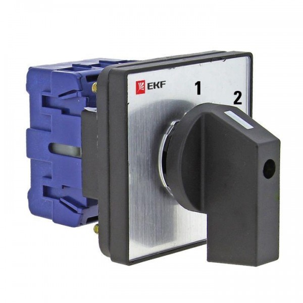  Переключатель кулачковый ПК-1-52 2П 10А "1-2" EKF pk-1-52-10 