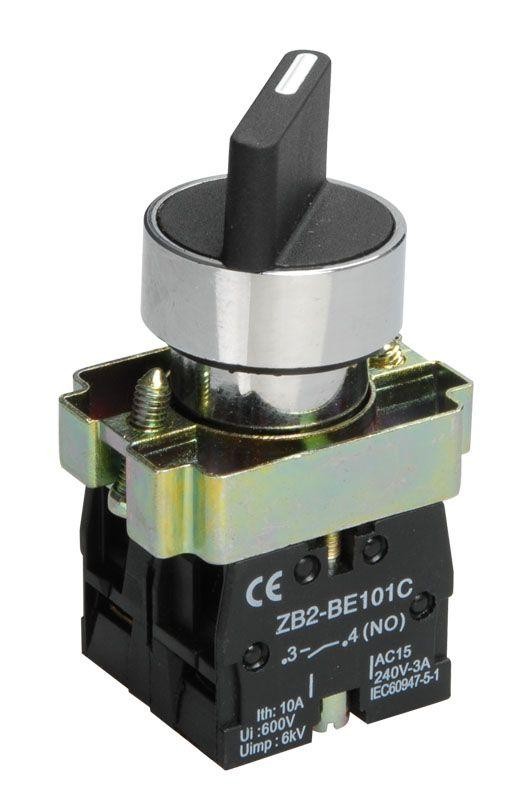  Переключатель LAY5-BD33 на 3 полож. черн. I-O-II станд. ручка IEK BSW60-BD-3-K02 