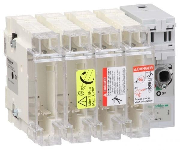  Корпус выключателя-разъединителя-предохранителя 4п 22х58 100А SchE GS2J4 