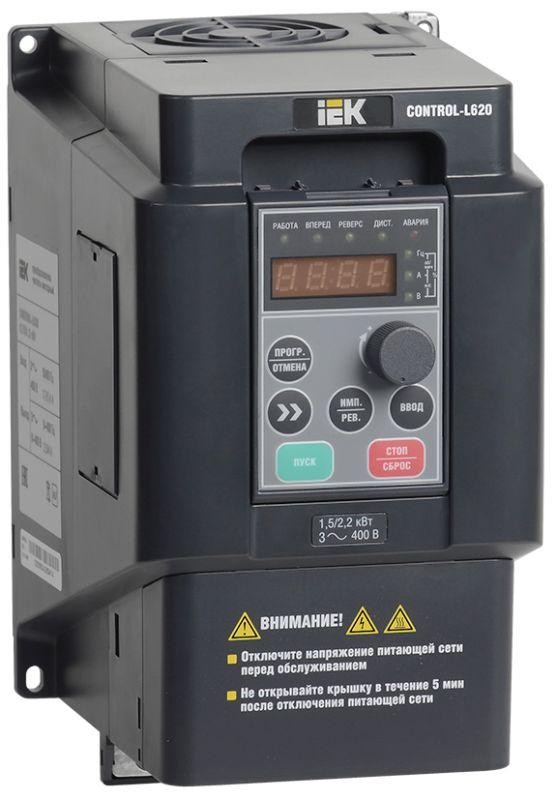  Преобразователь частоты CONTROL-L620 380В 3ф 2.2-4кВт ИЭК CNT-L620D33V022-004TE 