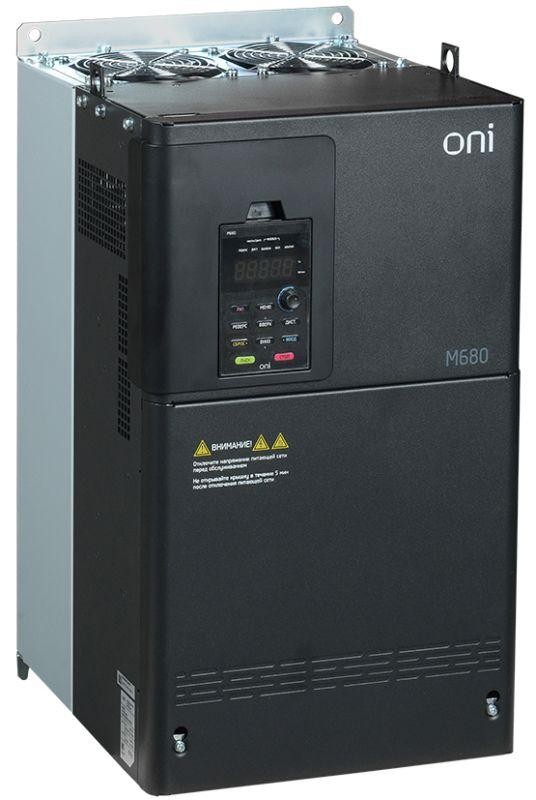  Преобразователь частоты M680 380В 3ф 37-45кВт 75-92А ONI M680-33E37-45IP20 