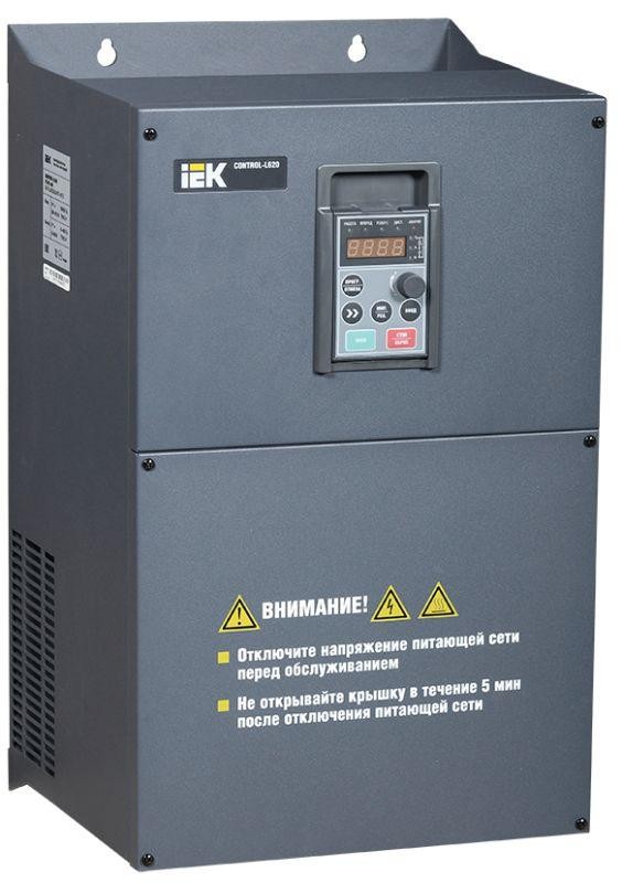  Преобразователь частоты CONTROL-L620 380В 3Ф 37-45кВт 75-90А ИЭК CNT-L620D33V37-45TE 