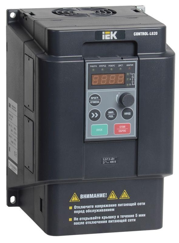 Преобразователь частоты CONTROL-L620 380В 3ф 7.5-11кВт ИЭК CNT-L620D33V075-11TE 